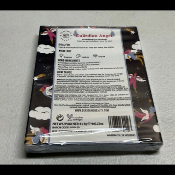 New Beautaniq Beauty Guardian Angel Revitalising Eye Gels New in Box 4 Masks - Picture 3 of 3